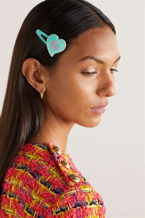 gucci hair clip|net a porter gucci hair clip.